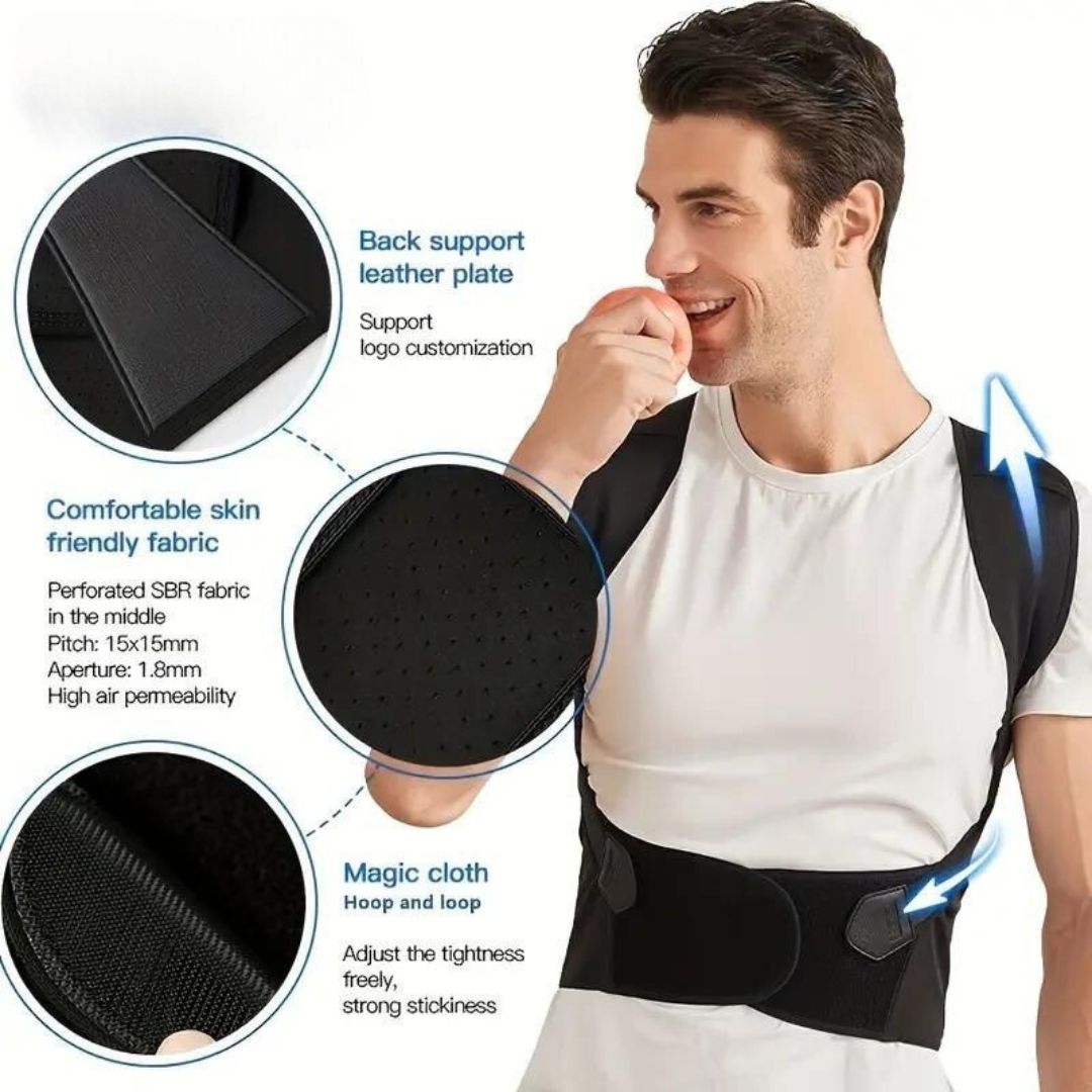 💥Super Sale 💥Alignixy™️ - Premium Quality Adjustable Back Posture Corrector Belt Unisex