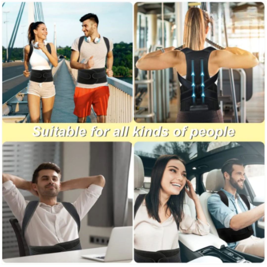 💥Super Sale 💥Alignixy™️ - Premium Quality Adjustable Back Posture Corrector Belt Unisex