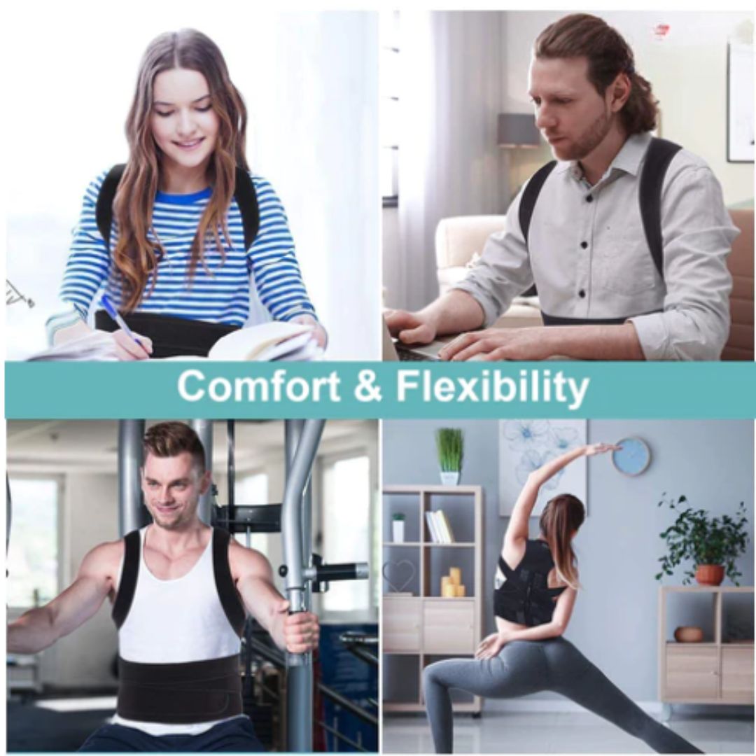 💥Super Sale 💥Alignixy™️ - Premium Quality Adjustable Back Posture Corrector Belt Unisex