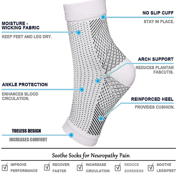 Unisex Neuro Compression Socks (Buy 1 Get 1 Free)