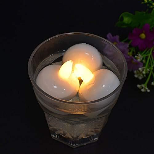 Floating Tealight Battery Operated Waterproof Lights Candles (Pack of 10)